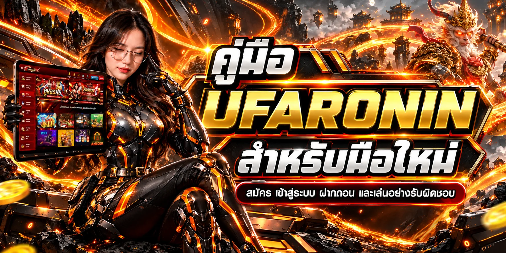 UFARONIN คู่มือมือใหม่ สมัคร เข้าสู่ระบบ ฝากถอน